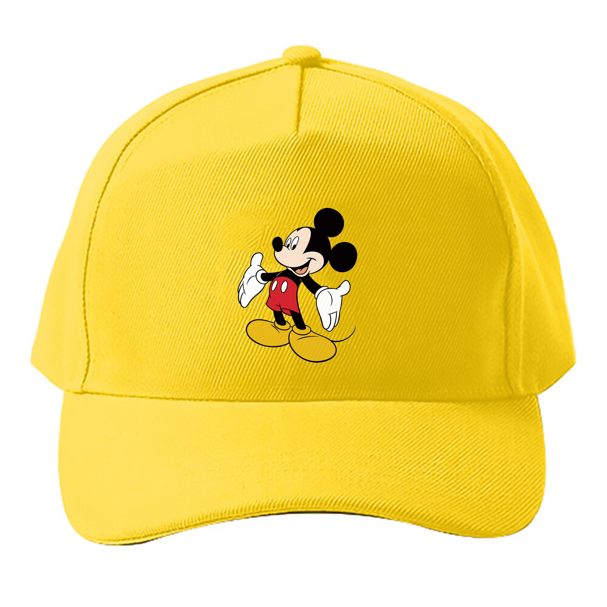 （画像用） ミッキーマウス Mickey Mouse ベースボールキャップ 綿100％ 男女兼用 帽子 スポーツ